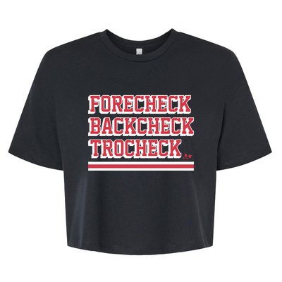 Vincent Trocheck Forecheck Backcheck Trocheck Bella+Canvas Jersey Crop Tee