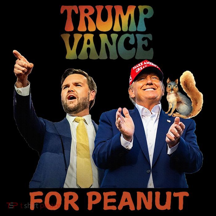 Vote Trump For Peanut The Squirrel Quotes Trump &Vance Premium T-Shirt