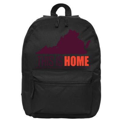 Virginia Tech Football Win This Is Home 16 in Basic Backpack