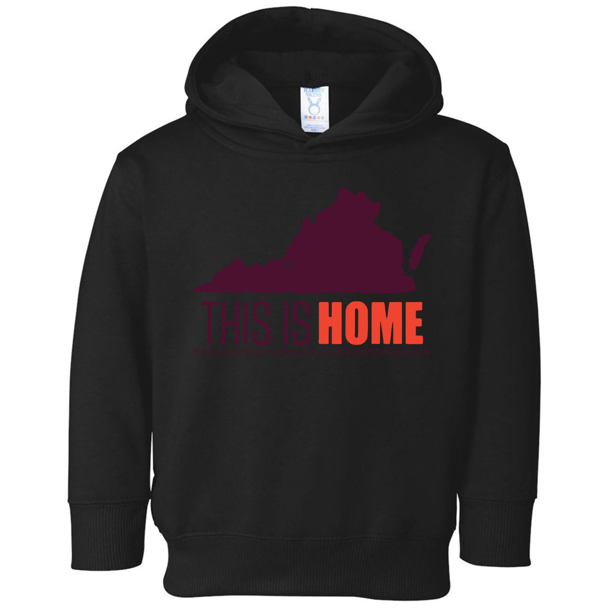 Virginia Tech Football Win This Is Home Toddler Hoodie