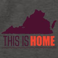 Virginia Tech Football Win This Is Home Vector Backpack