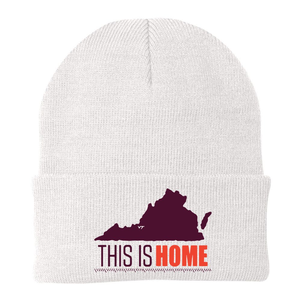 Virginia Tech Football Win This Is Home Beanie