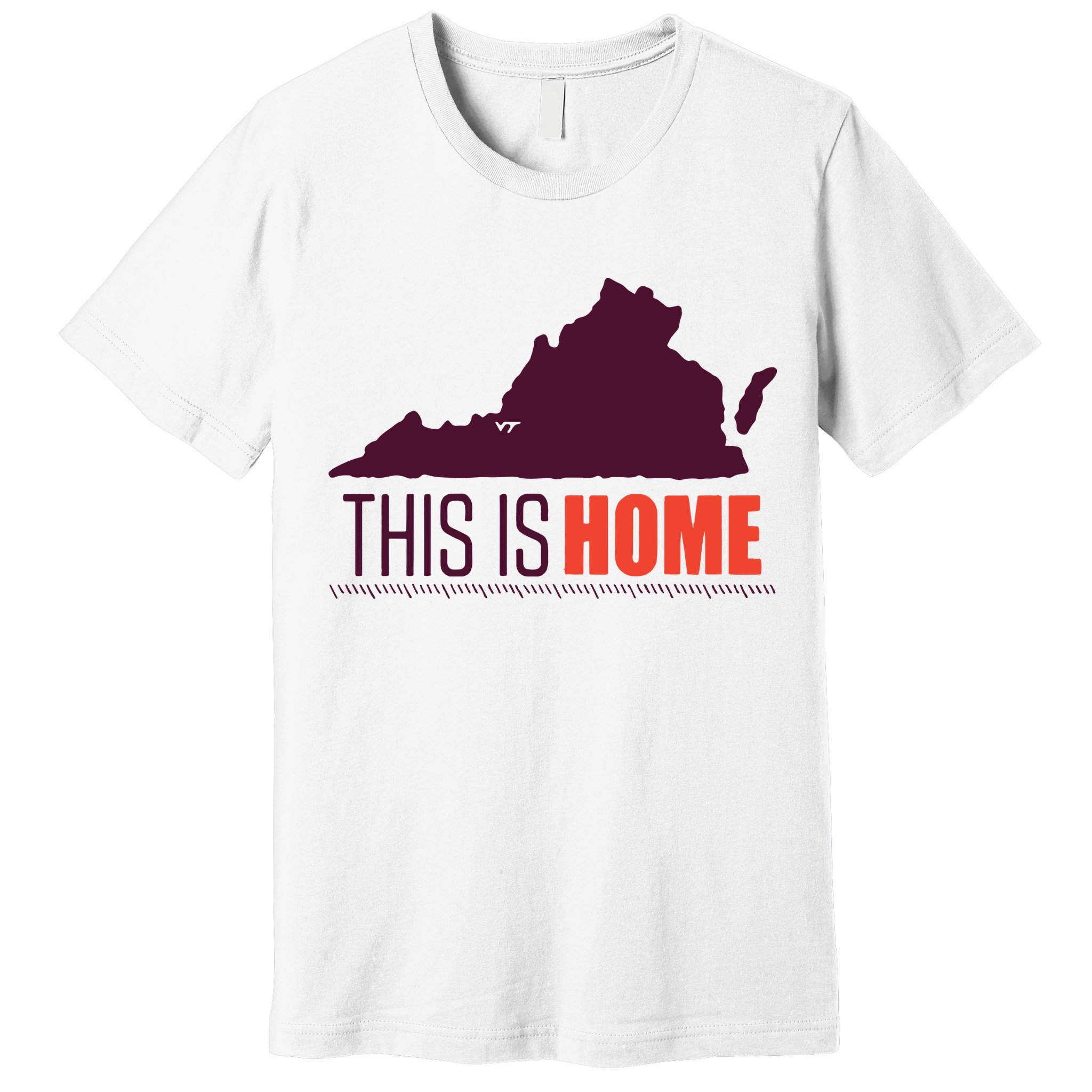 Virginia Tech Football Win This Is Home Premium T-Shirt