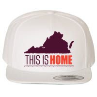 Virginia Tech Football Win This Is Home Wool Snapback Cap