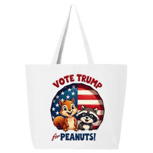 Vote Trump For Peanuts The Squirrel And Fred The Raccoon 25L Jumbo Tote