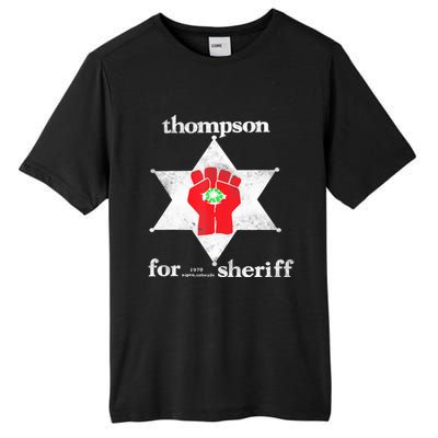 Vintage Thompsons For Sheriff Retro 1970 Distressed Tee Tall Fusion ChromaSoft Performance T-Shirt