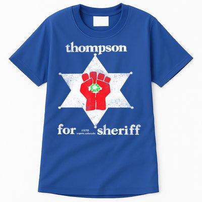 Vintage Thompsons For Sheriff Retro 1970 Distressed Tee Tall T-Shirt