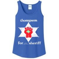 Vintage Thompsons For Sheriff Retro 1970 Distressed Tee Ladies Essential Tank