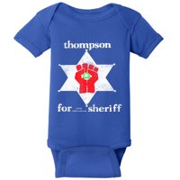 Vintage Thompsons For Sheriff Retro 1970 Distressed Tee Baby Bodysuit