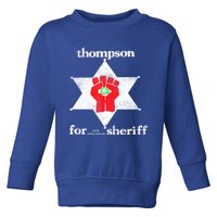 Vintage Thompsons For Sheriff Retro 1970 Distressed Tee Toddler Sweatshirt