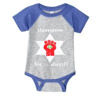 Vintage Thompsons For Sheriff Retro 1970 Distressed Tee Infant Baby Jersey Bodysuit