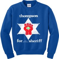 Vintage Thompsons For Sheriff Retro 1970 Distressed Tee Kids Sweatshirt