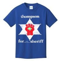 Vintage Thompsons For Sheriff Retro 1970 Distressed Tee Kids T-Shirt