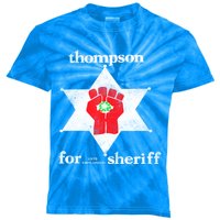 Vintage Thompsons For Sheriff Retro 1970 Distressed Tee Kids Tie-Dye T-Shirt