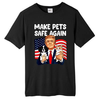 Vote Trump Funny Save Our Pets Trump Make Pets Safe Again Gift Tall Fusion ChromaSoft Performance T-Shirt