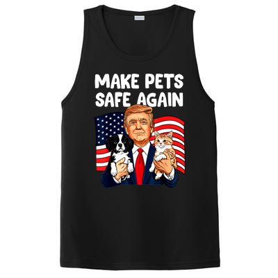 Vote Trump Funny Save Our Pets Trump Make Pets Safe Again Gift PosiCharge Competitor Tank