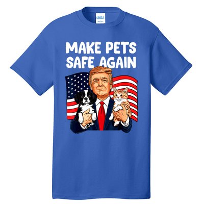 Vote Trump Funny Save Our Pets Trump Make Pets Safe Again Gift Tall T-Shirt