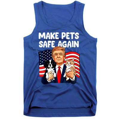 Vote Trump Funny Save Our Pets Trump Make Pets Safe Again Gift Tank Top