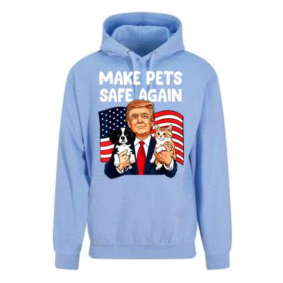 Vote Trump Funny Save Our Pets Trump Make Pets Safe Again Gift Unisex Surf Hoodie