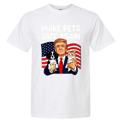 Vote Trump Funny Save Our Pets Trump Make Pets Safe Again Gift Garment-Dyed Heavyweight T-Shirt