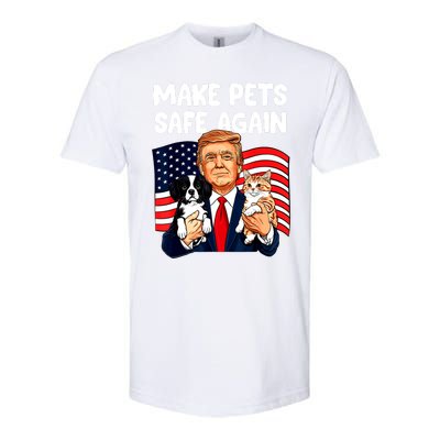 Vote Trump Funny Save Our Pets Trump Make Pets Safe Again Gift Softstyle CVC T-Shirt