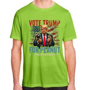 Vote Trump For Peanut The Squirrel Adult ChromaSoft Performance T-Shirt