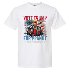 Vote Trump For Peanut The Squirrel Garment-Dyed Heavyweight T-Shirt