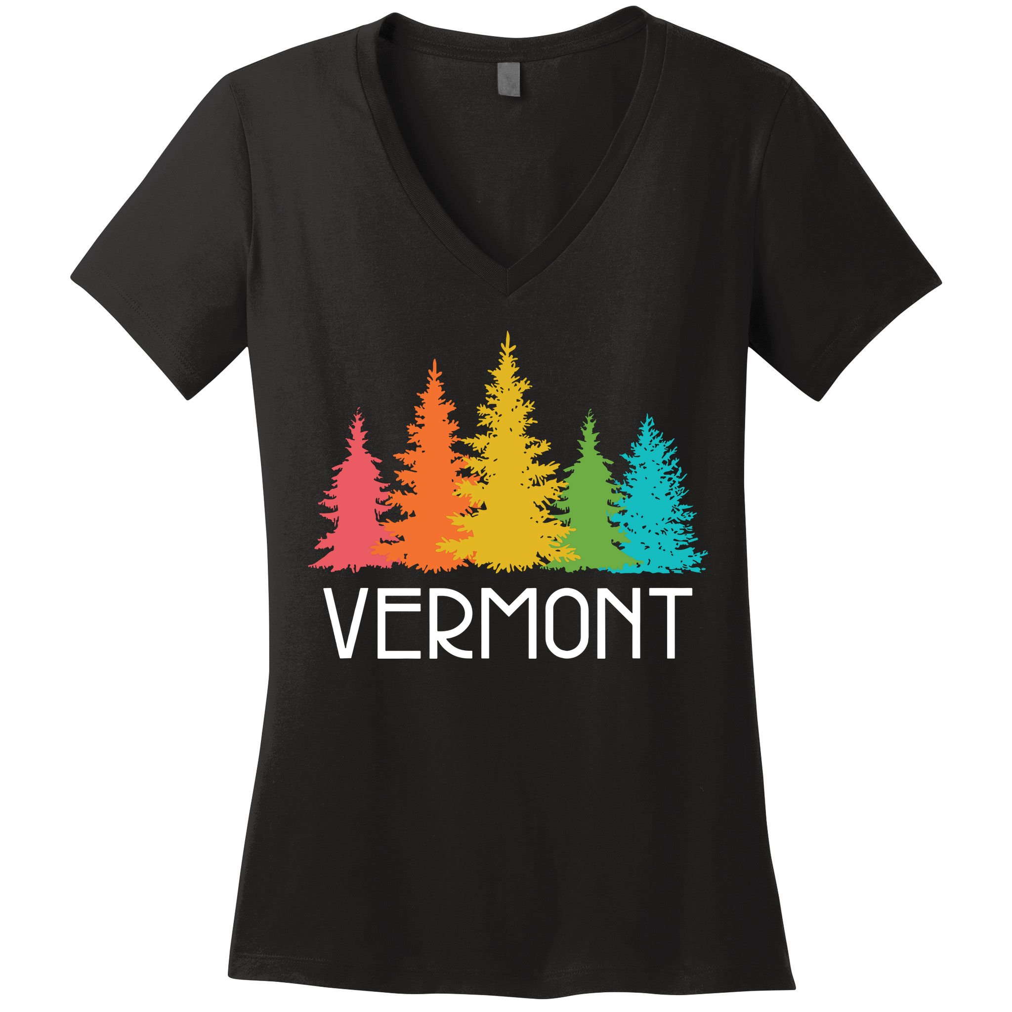 Vermont T Funny Women's V-Neck T-Shirt