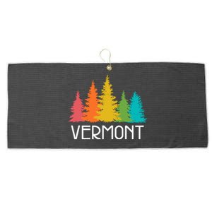 Vermont T Funny Large Microfiber Waffle Golf Towel