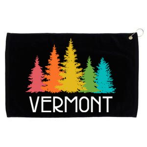 Vermont T Funny Grommeted Golf Towel