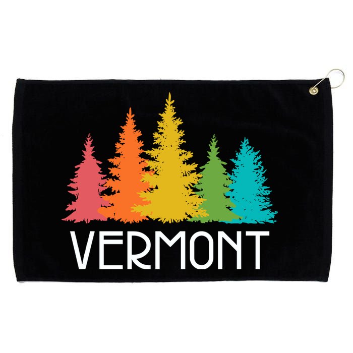 Vermont T Funny Grommeted Golf Towel