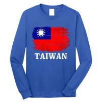 Vintage Taiwan Flag For Taiwanese Gift Cute Gift Long Sleeve Shirt