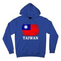 Vintage Taiwan Flag For Taiwanese Gift Cute Gift Tall Hoodie