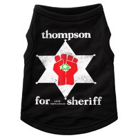 Vintage Thompsons For Sheriff Retro 1970 Distressed Tee Doggie Tank