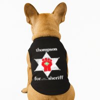 Vintage Thompsons For Sheriff Retro 1970 Distressed Tee Doggie Tank