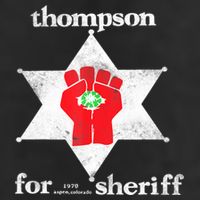 Vintage Thompsons For Sheriff Retro 1970 Distressed Tee Trucker Hat