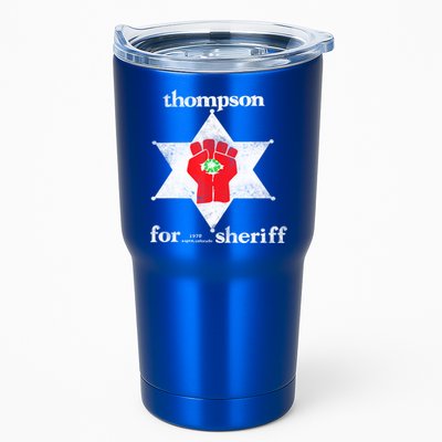 Vintage Thompsons For Sheriff Retro 1970 Distressed Tee Tumbler