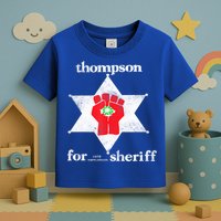 Vintage Thompsons For Sheriff Retro 1970 Distressed Tee Toddler T-Shirt