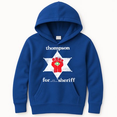 Vintage Thompsons For Sheriff Retro 1970 Distressed Tee Kids Hoodie
