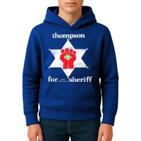 Vintage Thompsons For Sheriff Retro 1970 Distressed Tee Kids Hoodie