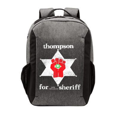 Vintage Thompsons For Sheriff Retro 1970 Distressed Tee Vector Backpack