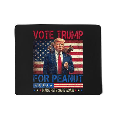 Vote Trump For Peanut The Squirrel Make Pets Safe Again Mousepad
