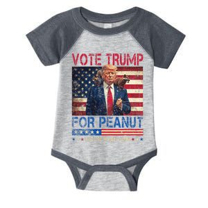 Vote Trump For Peanut The Squirrel Make Pets Safe Again Infant Baby Jersey Bodysuit