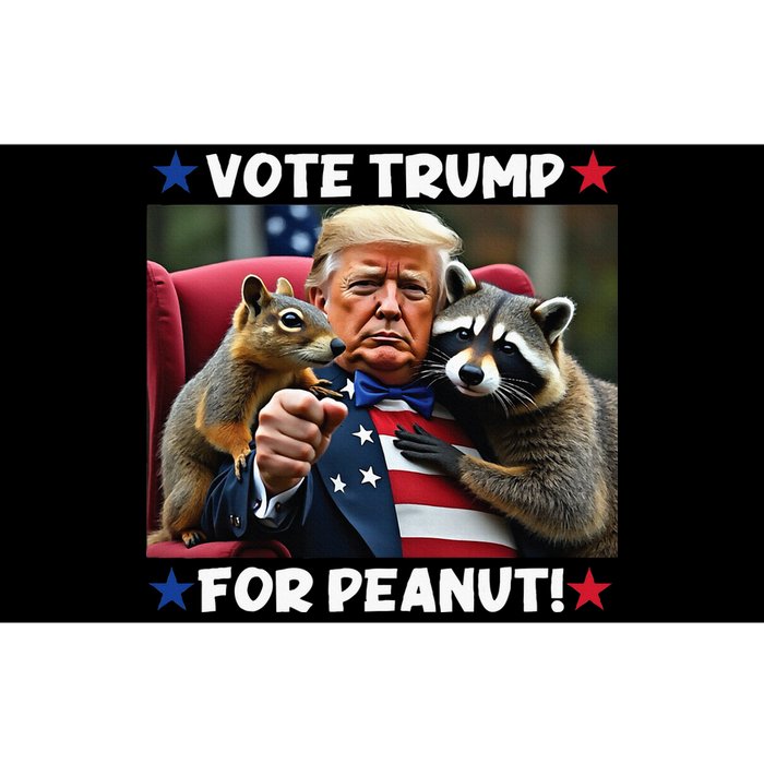 Vote Trump For Peanut The Squirrel Justice For Peanut Bumper Sticker