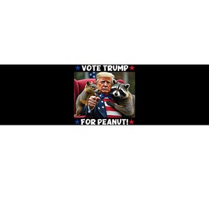 Vote Trump For Peanut The Squirrel Justice For Peanut Bumper Sticker