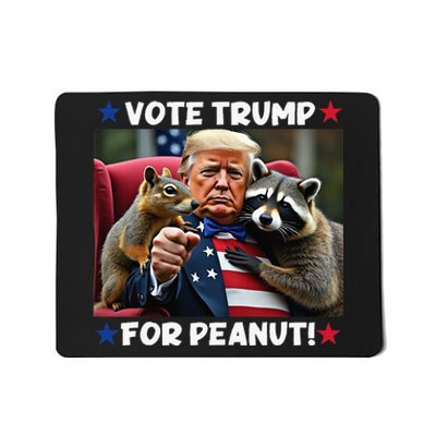 Vote Trump For Peanut The Squirrel Justice For Peanut Mousepad