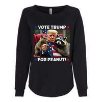 Vote Trump For Peanut The Squirrel Justice For Peanut Womens California Wash Sweatshirt