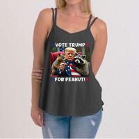 Vote Trump For Peanut The Squirrel Justice For Peanut Women's Strappy Tank