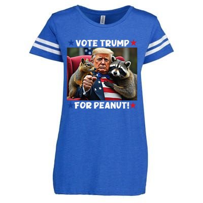 Vote Trump For Peanut The Squirrel Justice For Peanut Enza Ladies Jersey Football T-Shirt