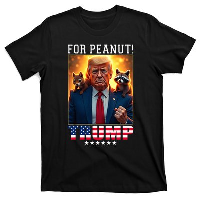 Vote Trump For Peanut The Squirrel Trump 2024 Election T-Shirt